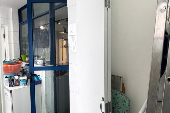 Área de Serviço - Banheiro de apartamento à venda com 4 quartos, 190m² em Vila Valparaíso, Santo André
