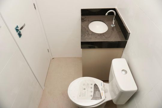 Banheiro Suíte de apartamento para alugar com 3 quartos, 117m² em Santa Tereza, Belo Horizonte