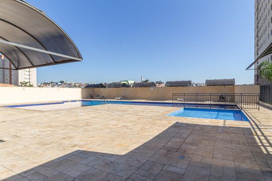 Área comum - Piscina de apartamento para alugar com 2 quartos, 48m² em Vila da Oportunidade, Carapicuíba