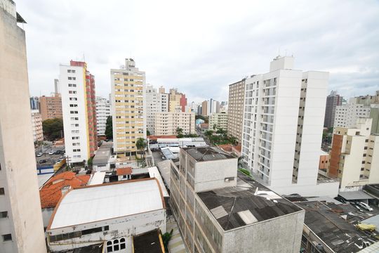 Quarto - Vista de kitnet/studio para alugar com 1 quarto, 30m² em Centro, Campinas