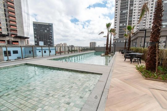 Área comum - Piscina de apartamento para alugar com 2 quartos, 70m² em Vila Dom Pedro I, São Paulo