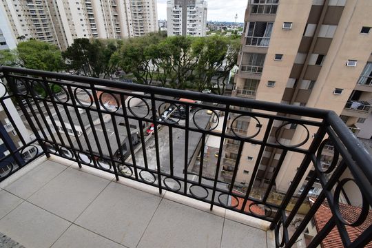 Varanda de apartamento à venda com 1 quarto, 33m² em Guaíra, Curitiba