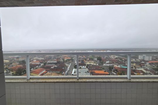 Varanda da Suíte 1 de apartamento para alugar com 2 quartos, 85m² em Vilamar, Praia Grande