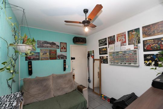 SALA de apartamento à venda com 1 quarto, 32m² em Vila Itapura, Campinas