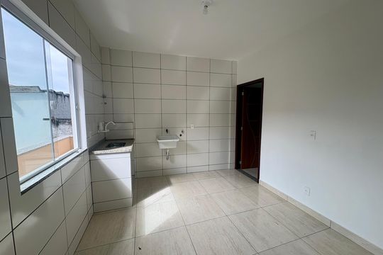 Cozinha e Área de Serviço de kitnet/studio para alugar com 1 quarto, 25m² em Curicica, Rio de Janeiro