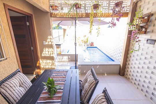 Area externa/ lazer de casa à venda com 3 quartos, 209m² em Ouro Preto, Belo Horizonte