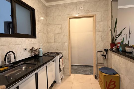 Cozinha de apartamento para alugar com 3 quartos, 69m² em Nova Petrópolis, São Bernardo do Campo
