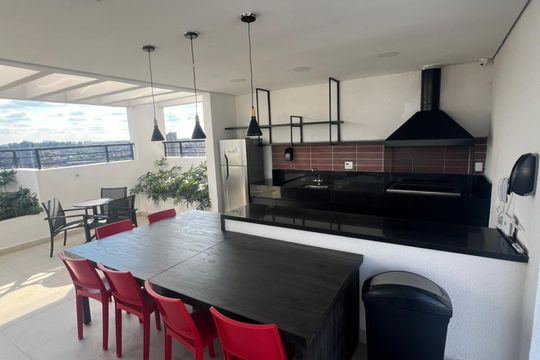 Área comum - Churrasqueira de apartamento para alugar com 2 quartos, 37m² em Vila Andrade, São Paulo