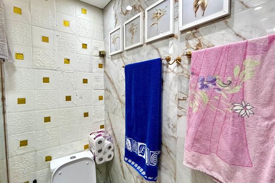 Banheiro de apartamento à venda com 2 quartos, 47m² em Vila Sao Gabriel, Guarulhos