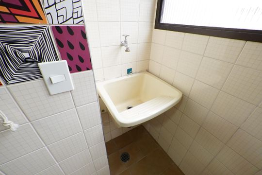 Área de Serviço de apartamento à venda com 1 quarto, 39m² em Paraíso, São Paulo