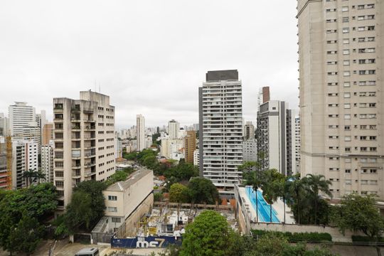 Vista de apartamento à venda com 1 quarto, 39m² em Paraíso, São Paulo