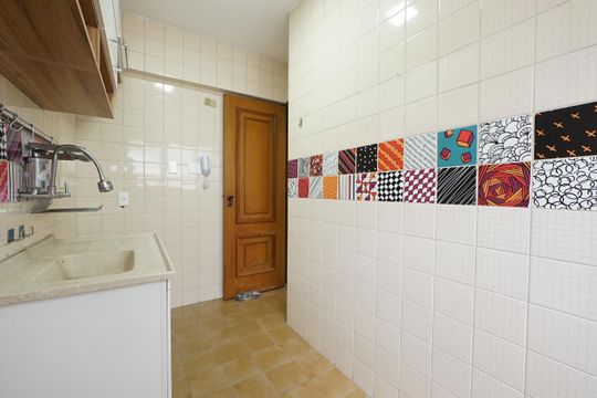 Cozinha de apartamento à venda com 1 quarto, 39m² em Paraíso, São Paulo