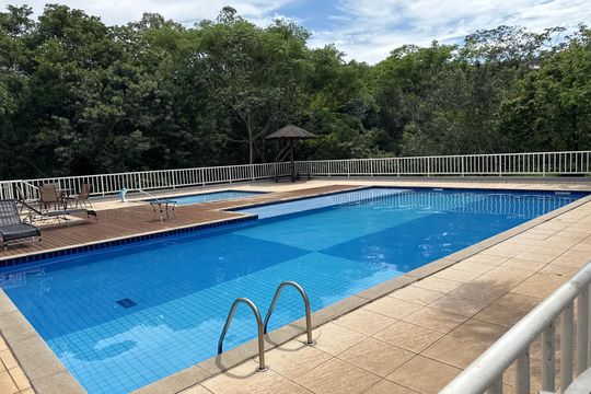 Área comum - Piscina de casa de condomínio para alugar com 3 quartos, 86m² em Paisagem Renoir, Cotia