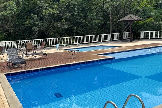 Área comum - Piscina de casa de condomínio para alugar com 3 quartos, 86m² em Paisagem Renoir, Cotia