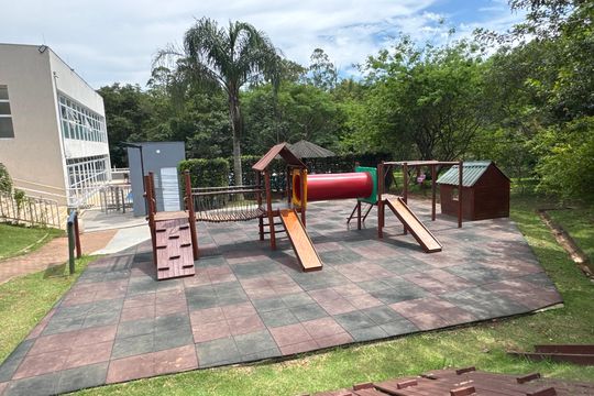 Área comum - Playground de casa de condomínio para alugar com 3 quartos, 86m² em Paisagem Renoir, Cotia