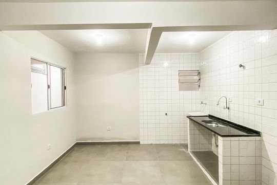 Sala/cozinha de apartamento para alugar com 1 quarto, 38m² em Vila Dalila, São Paulo