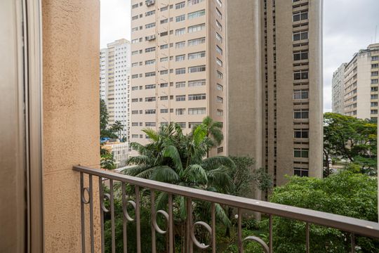 Varanda da Suíte de apartamento à venda com 3 quartos, 126m² em Morro dos Ingleses, São Paulo