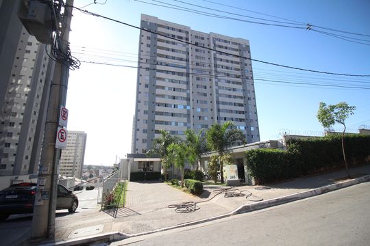 Fachada de apartamento à venda com 2 quartos, 47m² em Jardim Riacho das Pedras, Contagem