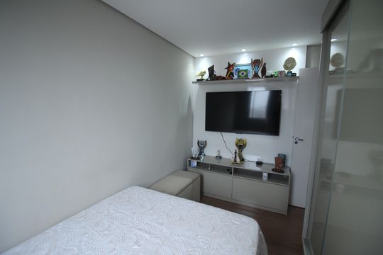 Quarto 2 de apartamento à venda com 2 quartos, 47m² em Jardim Riacho das Pedras, Contagem