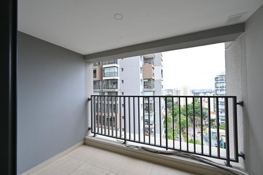 Varanda de kitnet/studio à venda com 1 quarto, 26m² em Vila Clementino, São Paulo