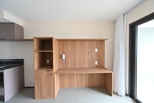 Sala/Quarto de kitnet/studio para alugar com 1 quarto, 26m² em Vila Clementino, São Paulo