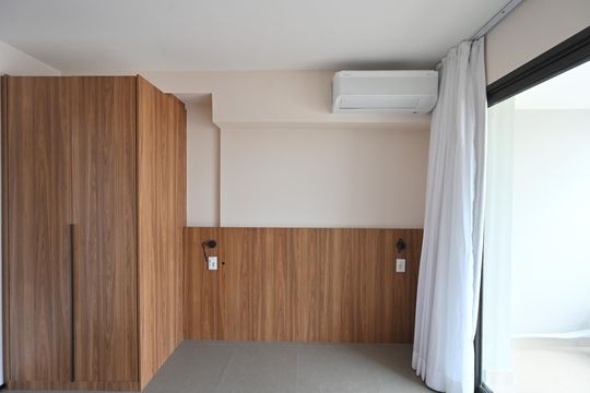 Sala/Quarto de kitnet/studio para alugar com 1 quarto, 26m² em Vila Clementino, São Paulo