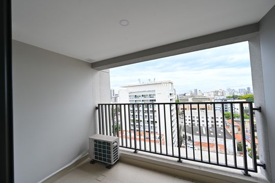 Varanda de kitnet/studio para alugar com 1 quarto, 26m² em Vila Clementino, São Paulo