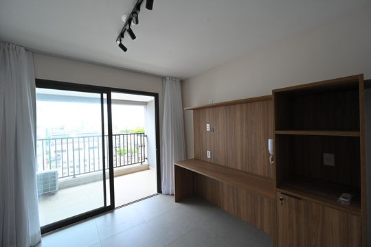 Sala/Quarto de kitnet/studio para alugar com 1 quarto, 26m² em Vila Clementino, São Paulo