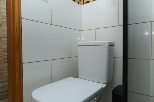 Banheiro de apartamento para alugar com 3 quartos, 55m² em Conjunto Residencial José Bonifácio, São Paulo