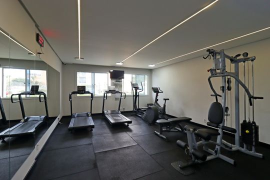 Área Comum - Academia de apartamento para alugar com 3 quartos, 65m² em Vila Curuçá, Santo André