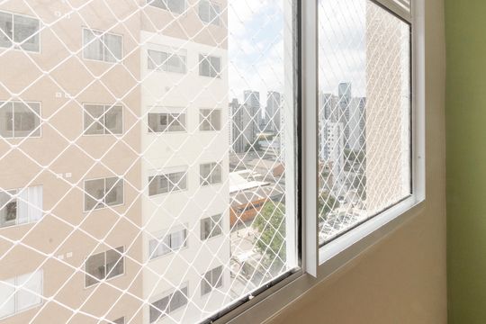 Vista da Sala de apartamento para alugar com 2 quartos, 32m² em Jardim Caravelas, São Paulo