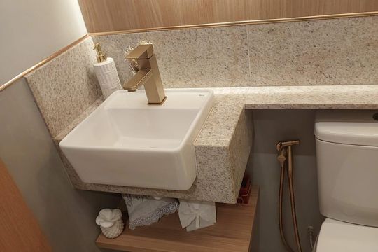 Lavabo de apartamento à venda com 2 quartos, 64m² em Cidade Nova, Belo Horizonte