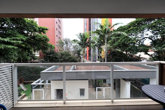 Vista da Sacada de apartamento para alugar com 2 quartos, 72m² em Cambuí, Campinas