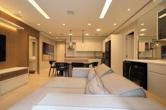Sala de apartamento para alugar com 2 quartos, 72m² em Cambuí, Campinas