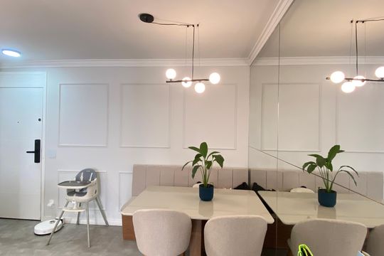Sala - Cozinha de apartamento à venda com 2 quartos, 48m² em Centro, Osasco