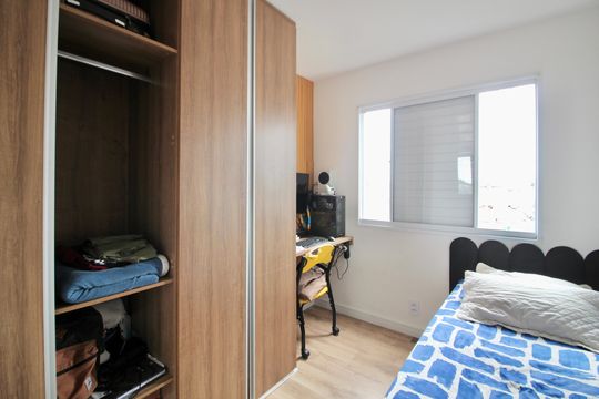 Quarto 1 de apartamento à venda com 2 quartos, 52m² em Vila Nova Curuçá, São Paulo