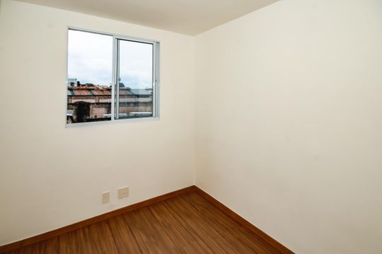 Quarto 1 de apartamento para alugar com 2 quartos, 53m² em Lagoinha Leblon, Belo Horizonte