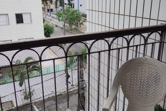 Varanda de apartamento para alugar com 2 quartos, 92m² em Vila Caiçara, Praia Grande