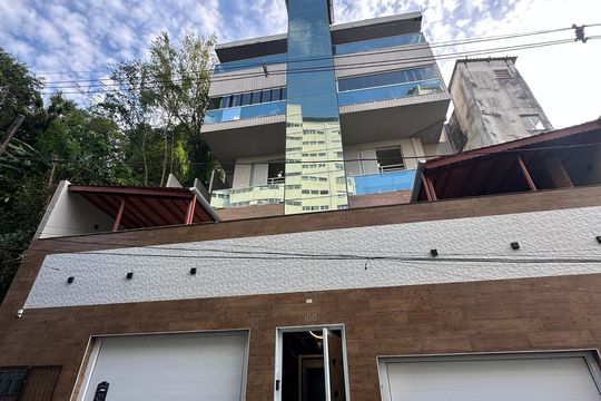 Fachada do Prédio de apartamento para alugar com 2 quartos, 82m² em Ilha Porchat, São Vicente