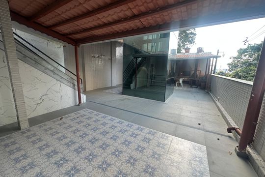 Área comum - Churrasqueira de apartamento para alugar com 2 quartos, 82m² em Ilha Porchat, São Vicente