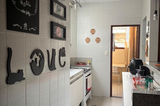 Cozinha de apartamento para alugar com 3 quartos, 105m² em Carmo, Belo Horizonte