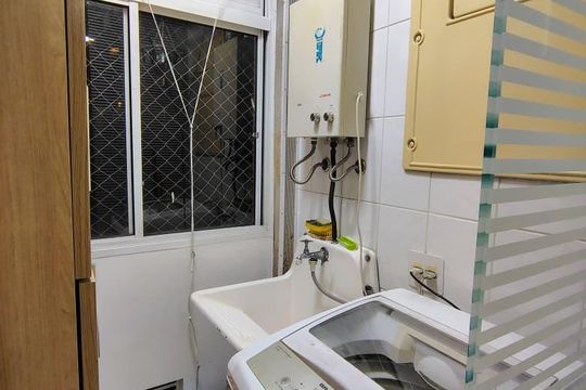 Área de serviço de apartamento para alugar com 2 quartos, 52m² em Vila Prudente, São Paulo