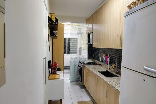 Cozinha de apartamento para alugar com 2 quartos, 52m² em Vila Prudente, São Paulo