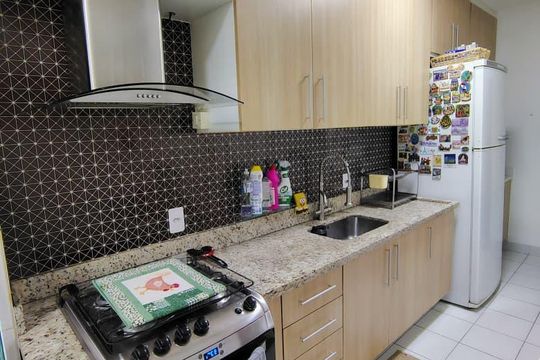 Cozinha de apartamento para alugar com 2 quartos, 52m² em Vila Prudente, São Paulo