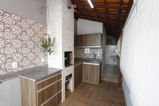 Área gourmet de apartamento para alugar com 2 quartos, 110m² em Nova Suíça, Belo Horizonte