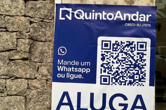 Placa de apartamento para alugar com 1 quarto, 53m² em Copacabana, Rio de Janeiro