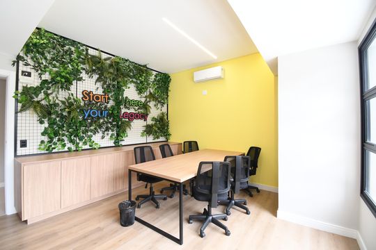 Área comum - Coworking de apartamento para alugar com 1 quarto, 30m² em Centro, Pinhais
