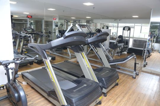 Academia - área comum de apartamento à venda com 2 quartos, 134m² em Jardim Goiás, Goiânia