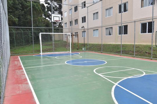 Área comum - Quadra de Esportes de apartamento à venda com 2 quartos, 38m² em Campo de Santana, Curitiba