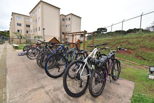 Área comum - Bicicletário de apartamento à venda com 2 quartos, 38m² em Campo de Santana, Curitiba